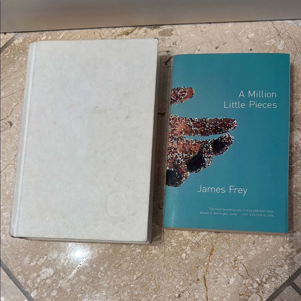 Set of 2 Books - A Million Little Pieces + Bright Shiny Morning by James Frey
